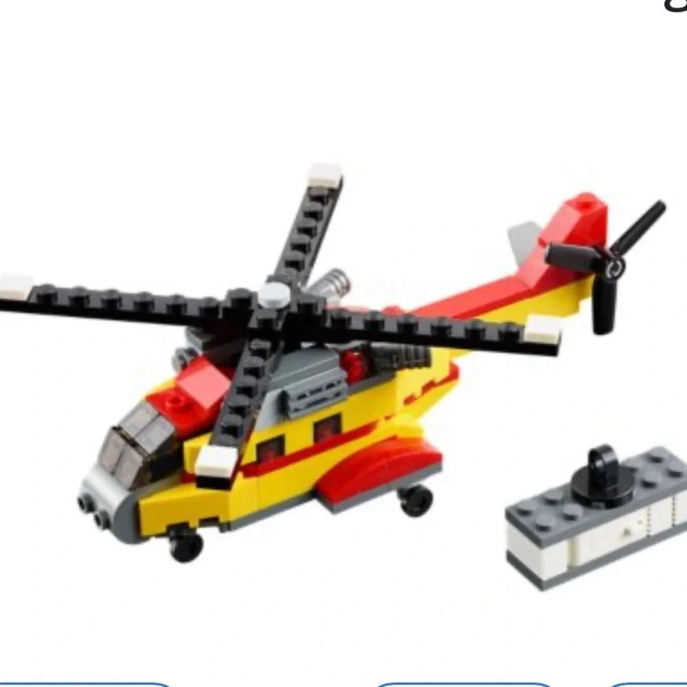 Lego creator cargo heli set 31029 132 pieces new in sealed box